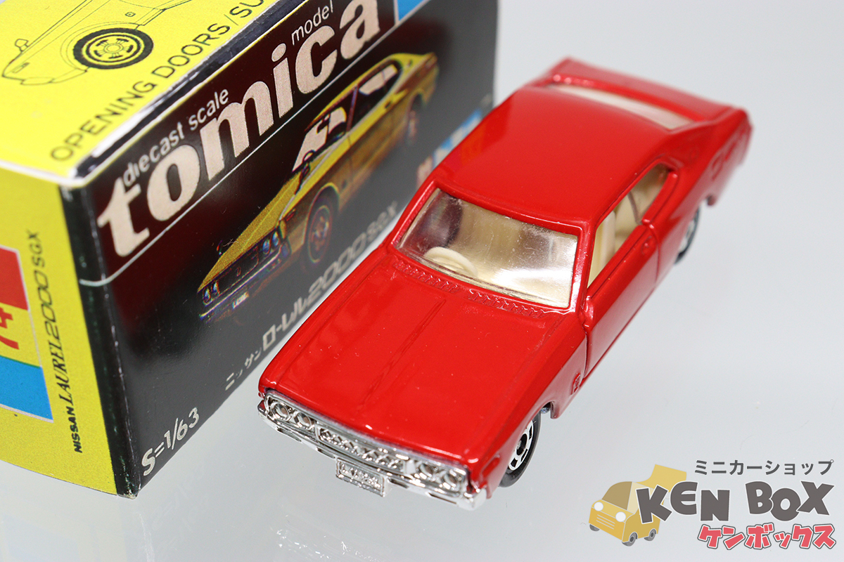 TOMICA トミカ 74-1-8 NISSAN 日産 LAUREL ローレル 2000SGX(赤)G21