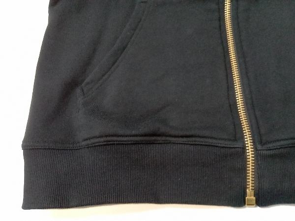BURBERRY バーバリー ジップアップパーカー スウェットパーカー 両袖ヴィンテージチェック 8024543 ブラック M 店舗受取可 BURBERRY バーバリー パーカー ベージュ BURBERRYバーバリー『ヴィンテージチェックパネル ロゴスウェットジップアップ