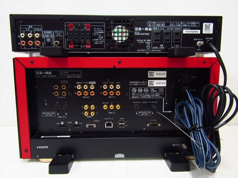 g39 第一興商 通信カラオケ LIVE DAM RED TUNE DAM-XG5000R ステレオ