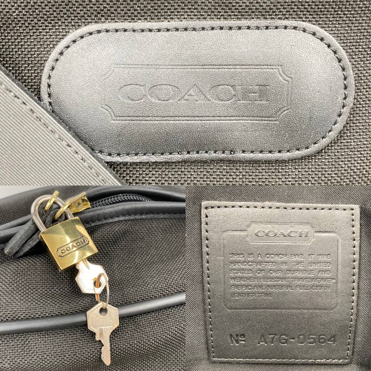 12万 極美品!! オールドコーチ COACH ボストンバッグ ハンドバッグ 
