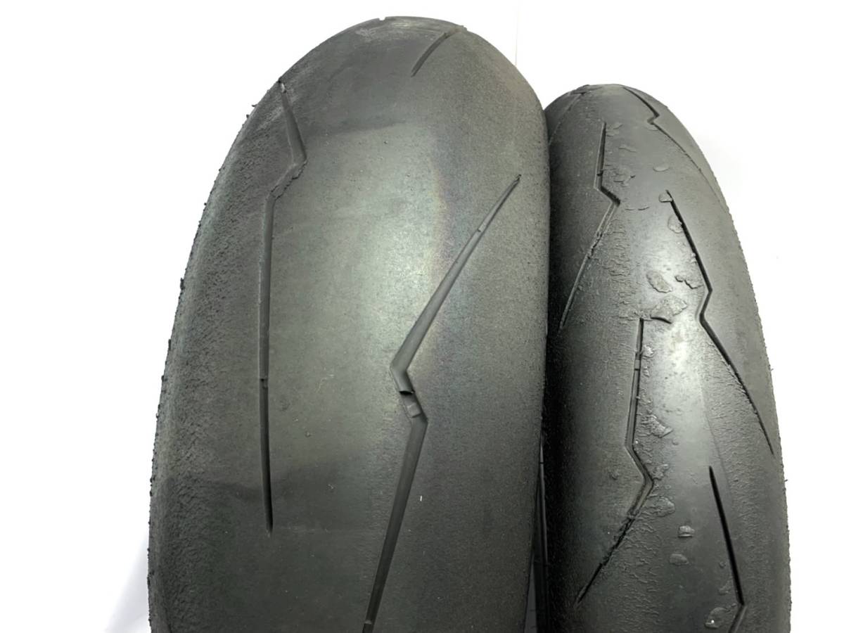 ピレリスーパーコルサ前後 ◇V74 売切り! ピレリ ディアブロ スーパーコルサ 前後セット 120/70