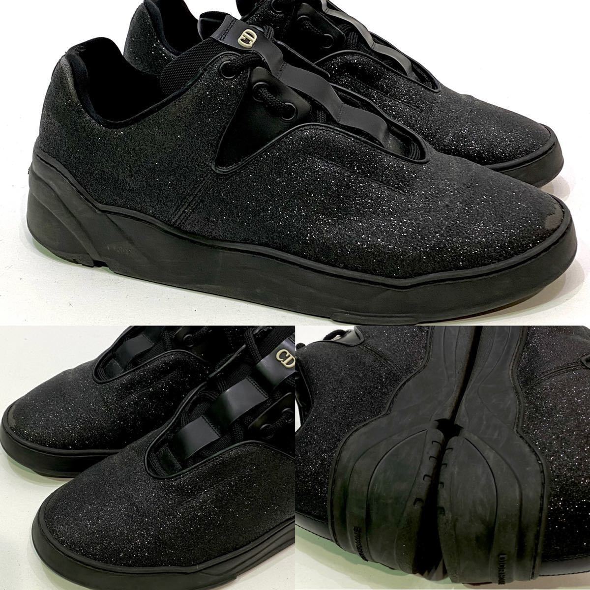 正規品 Dior homme 17H LI MENS CDロゴ ローカットスニーカー 