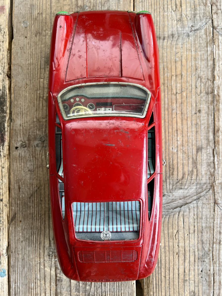 ブリキ ポルシェ911S 赤 PORSCHE 大きめサイズ オモチャ(自動車)｜売買