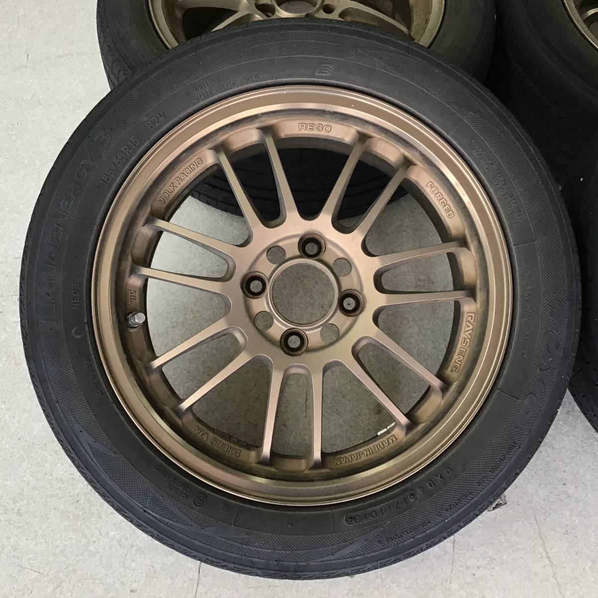 4本セット RAYS VOLK RACING RE30 15インチ 15×6.5JJ 100 4穴 +38 