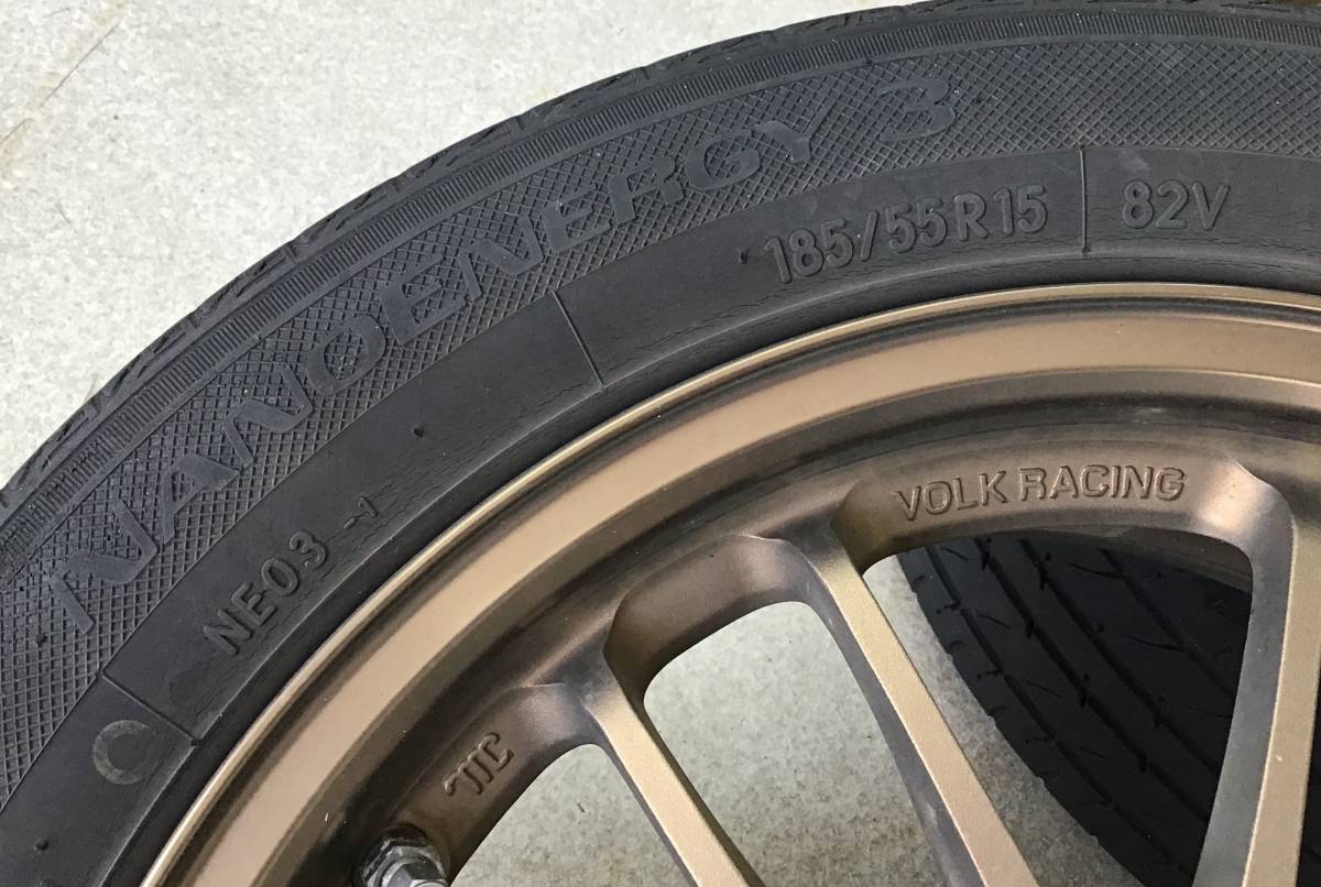 4本セット RAYS VOLK RACING RE30 15インチ 15×6.5JJ 100 4穴 +38 