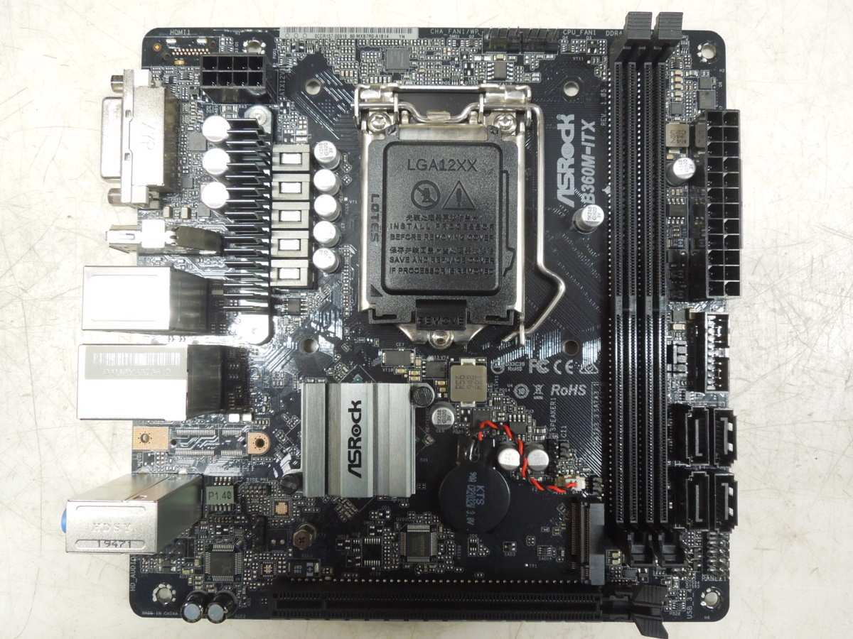 ASRock B360M-ITX IOパネル付属 LGA1151 Mini-ITXマザーボード ASRock B360M-ITX IOパネル付属 LGA1151 Mini-ITXマザーボード