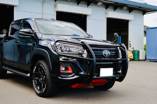 WIN83 ハイラックス GUN125 グリルガード ブラックラリー専用 HILUX 