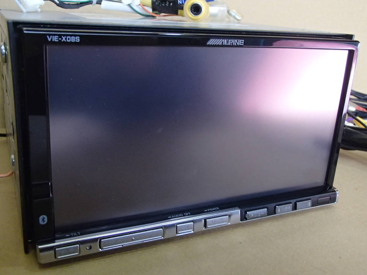 ALPINE HDDナビ VIE-X08S 2011年データ モニター閉時難有 【公式通販】