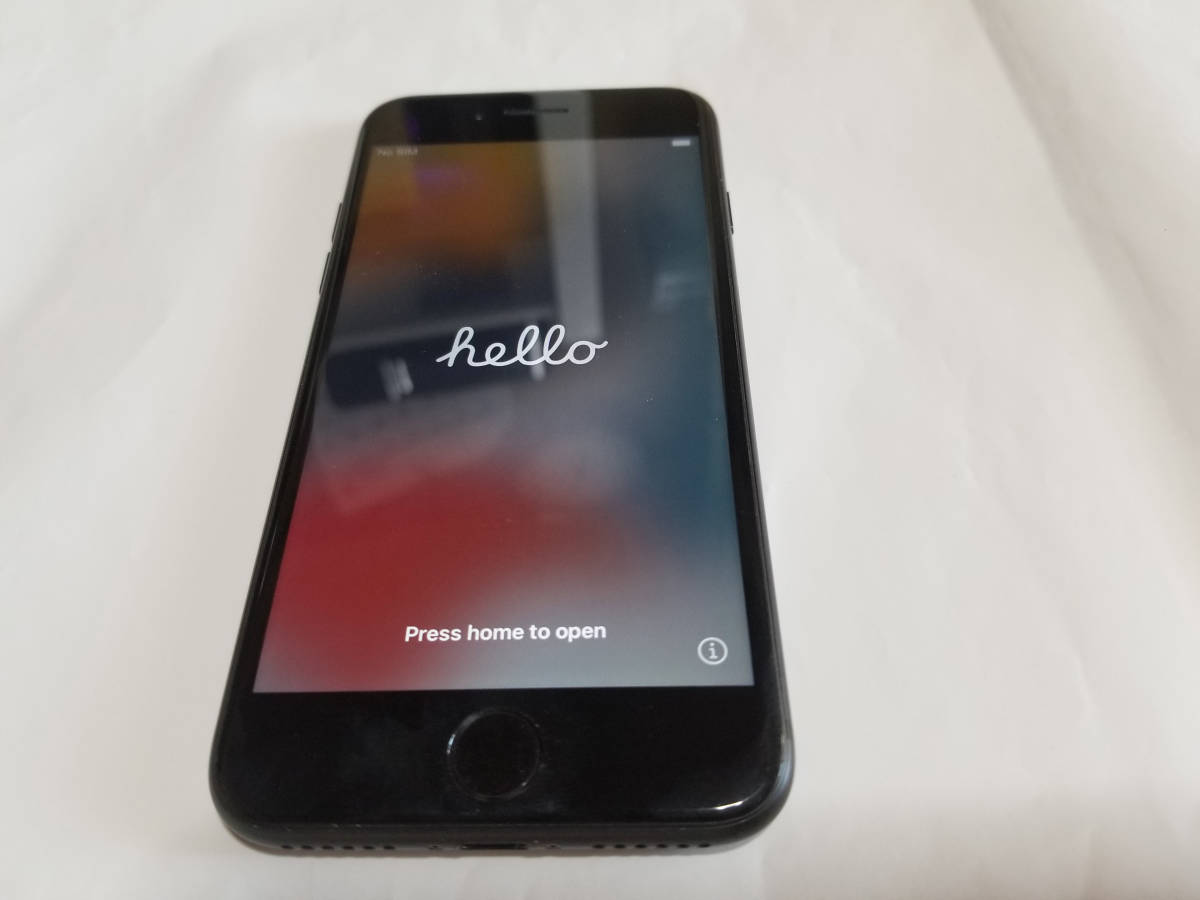 中古) SoftBank Apple iPhone 7 ジェットブラック 32GB ソフトバンク