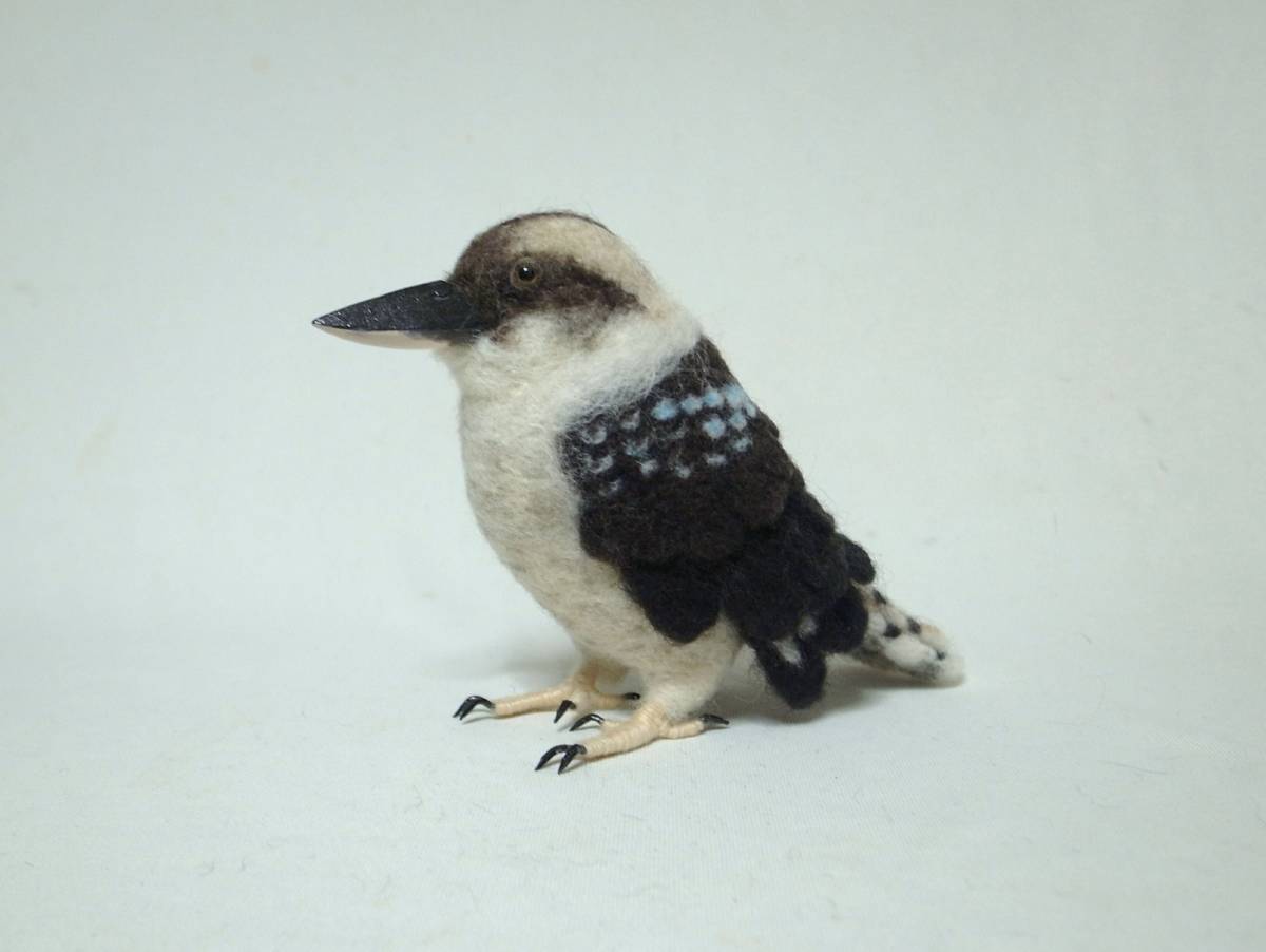 羊毛フェルト 鳥 ワライカワセミ 野鳥 オーストラリア ハンドメイド 羊毛フェルト 売買されたオークション情報 Yahooの商品情報をアーカイブ公開 オークファン Aucfan Com