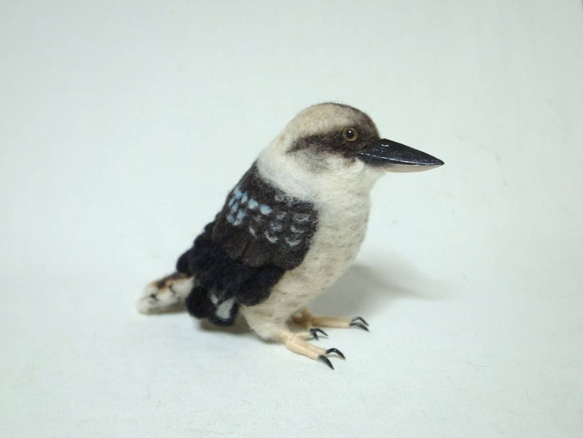 羊毛フェルト 鳥 ワライカワセミ 野鳥 オーストラリア ハンドメイド 羊毛フェルト 売買されたオークション情報 Yahooの商品情報をアーカイブ公開 オークファン Aucfan Com