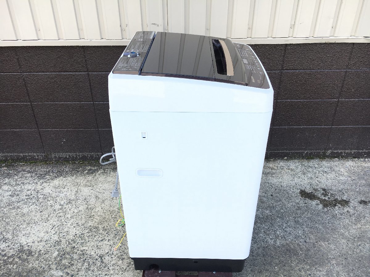 2021年製 極美品 Hisense ハイセンス 洗濯機 HW-DG80A 節電 節水 静音 省エネ スリム設計 ガラストップデザイン 8kg d40024I 洗濯機 ハイセンス Hisense 使用1年未満 引取り希望Hisense洗濯機4.5kg黒26年4月18日購入 ※現金、クレジット、ぺイペイ、スマホ決済対応※
