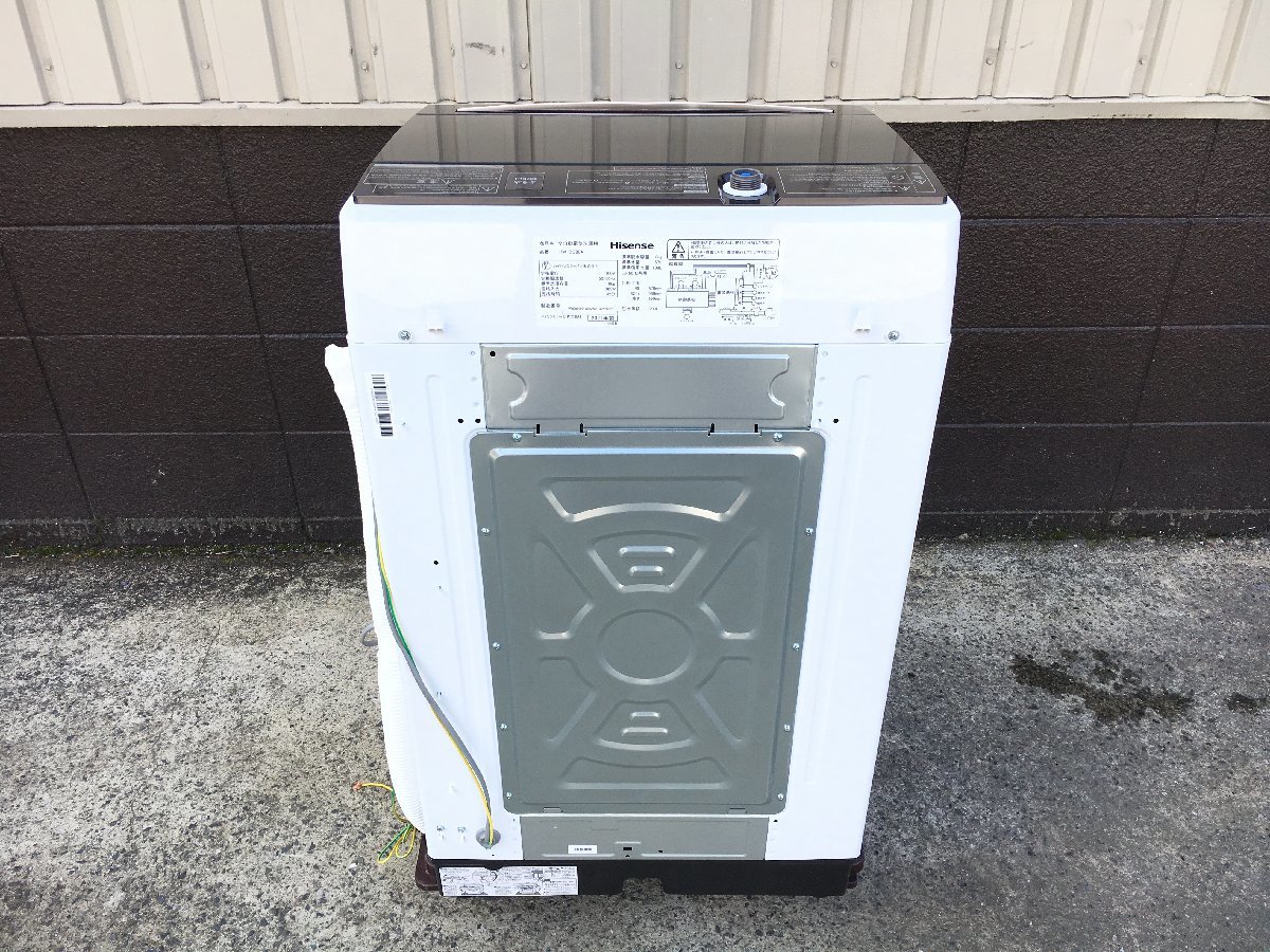 2021年製 極美品 Hisense ハイセンス 洗濯機 HW-DG80A 節電 節水 静音 省エネ スリム設計 ガラストップデザイン 8kg d40024I 洗濯機 ハイセンス Hisense 使用1年未満 引取り希望Hisense洗濯機4.5kg黒26年4月18日購入 ※現金、クレジット、ぺイペイ、スマホ決済対応※