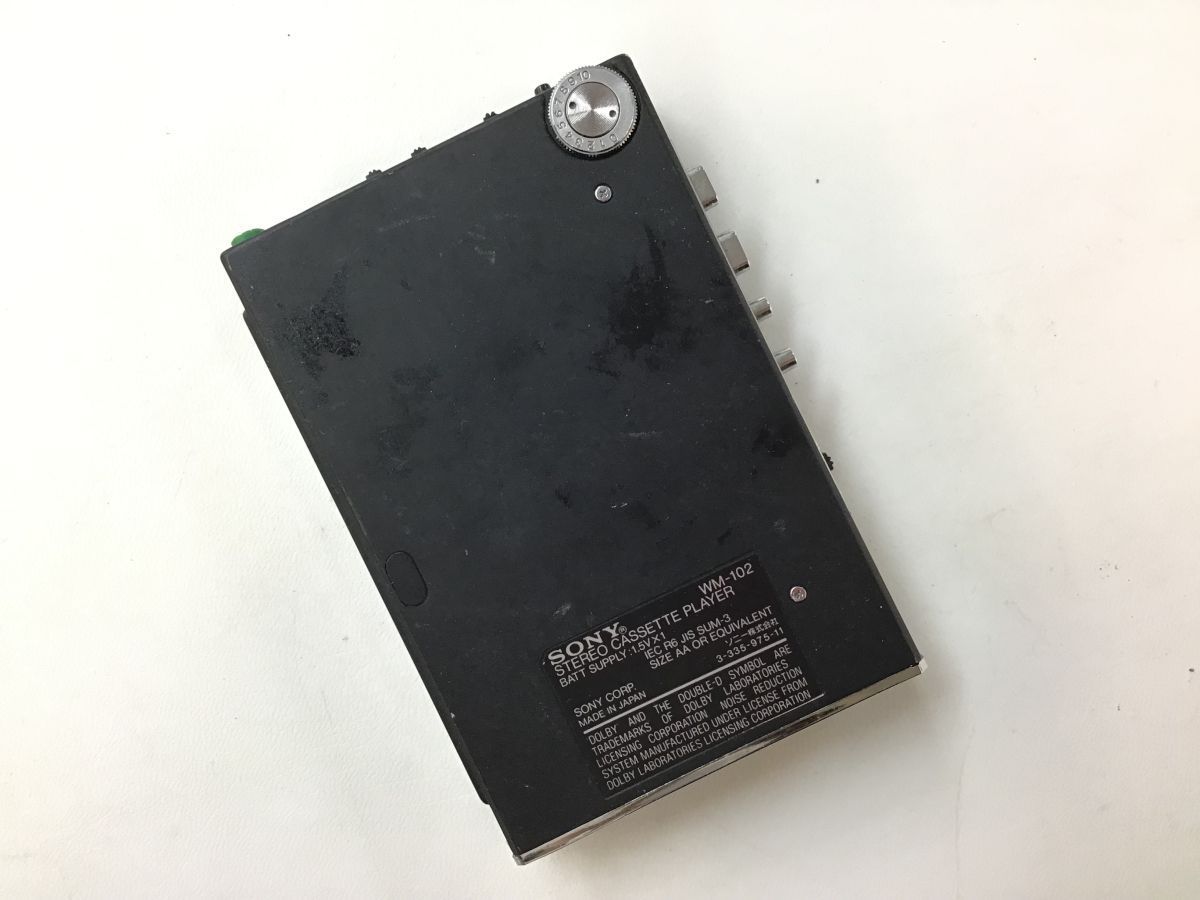 SONY WALKMAN WM-102 カセットプレーヤー・ウォークマン◇ジャンク品