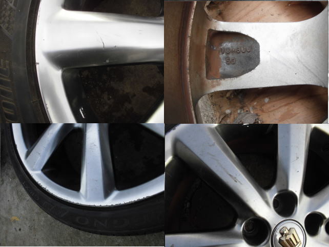 クラウン純正アルミホイール 225/40R18 4本(ラジアルタイヤ クラウン純正アルミホイール 225/40R18 4本(ラジアルタイヤ