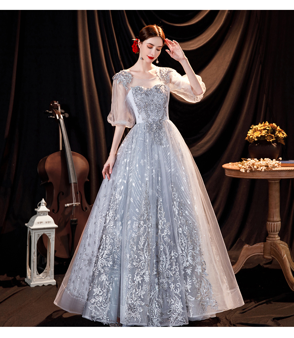 ウエディングドレス カラードレス　結婚式　披露宴　パーティー　演奏会　発表会　ステージ衣装　TS620 ウエディングドレス カラードレス 結婚式 青 グラデーションカラー ショッピング