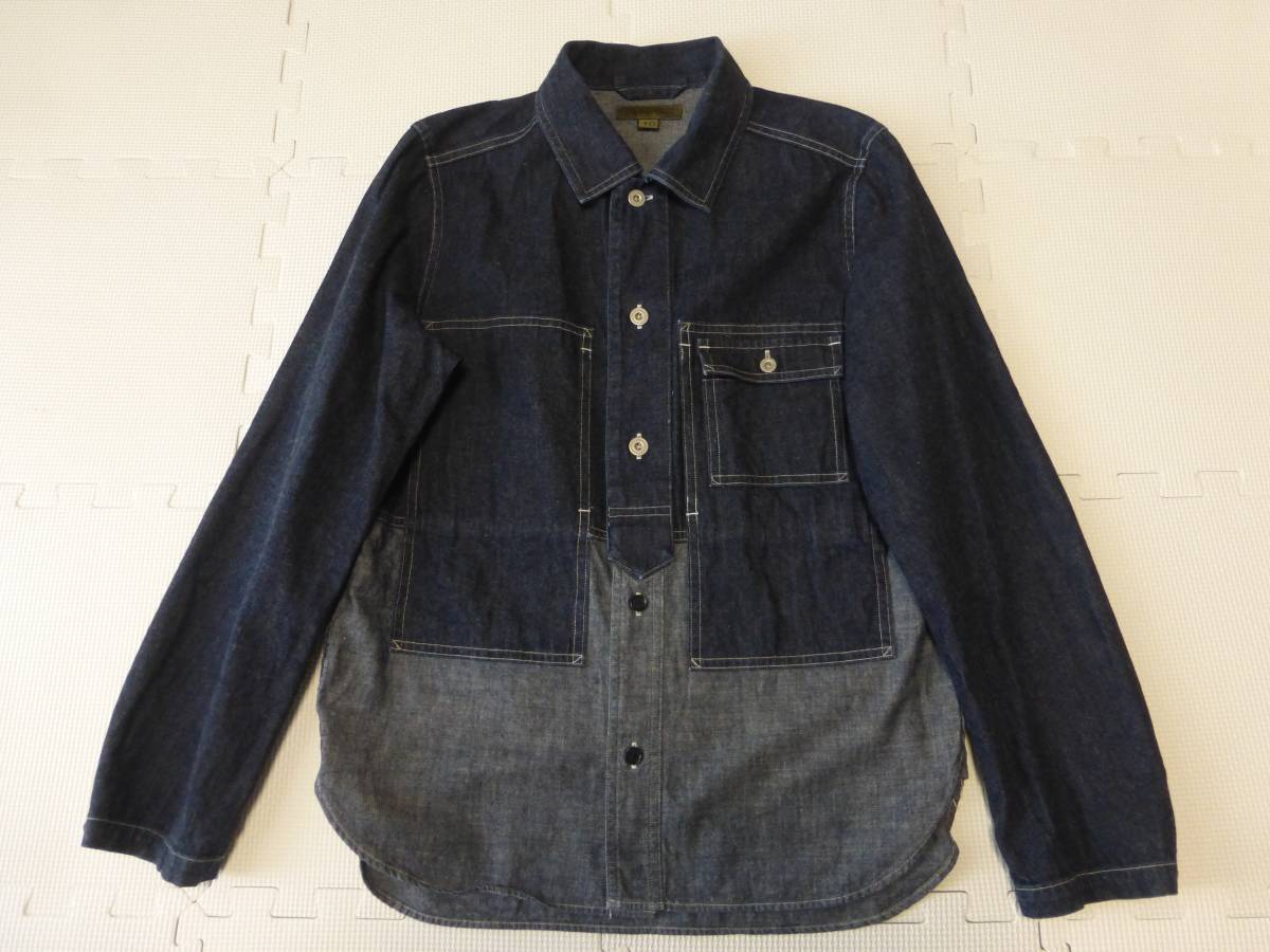 定番 Nigel Cabourn UTILITY JACKET-DENIM サイズ46、日本製、エンジニ 