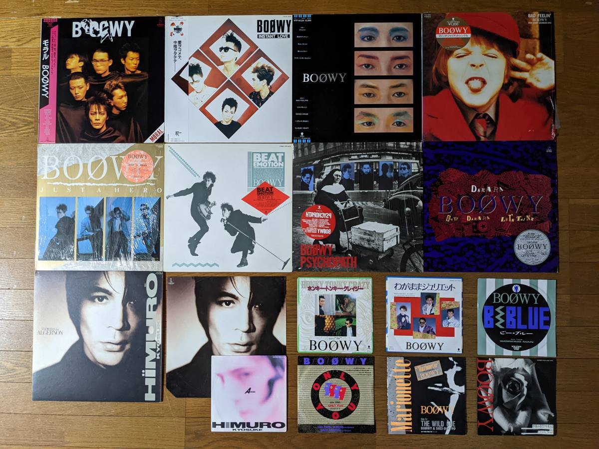 氷室京介 Boowy ポスター 7枚セット Oxybul Ma