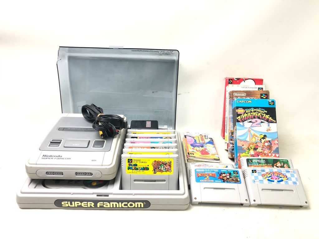 ニンテンドー　スーパー　ファミコン　本体　ソフト14 ニンテンドー Nintendo スーパーファミコン 本体 ソフト カセット14本