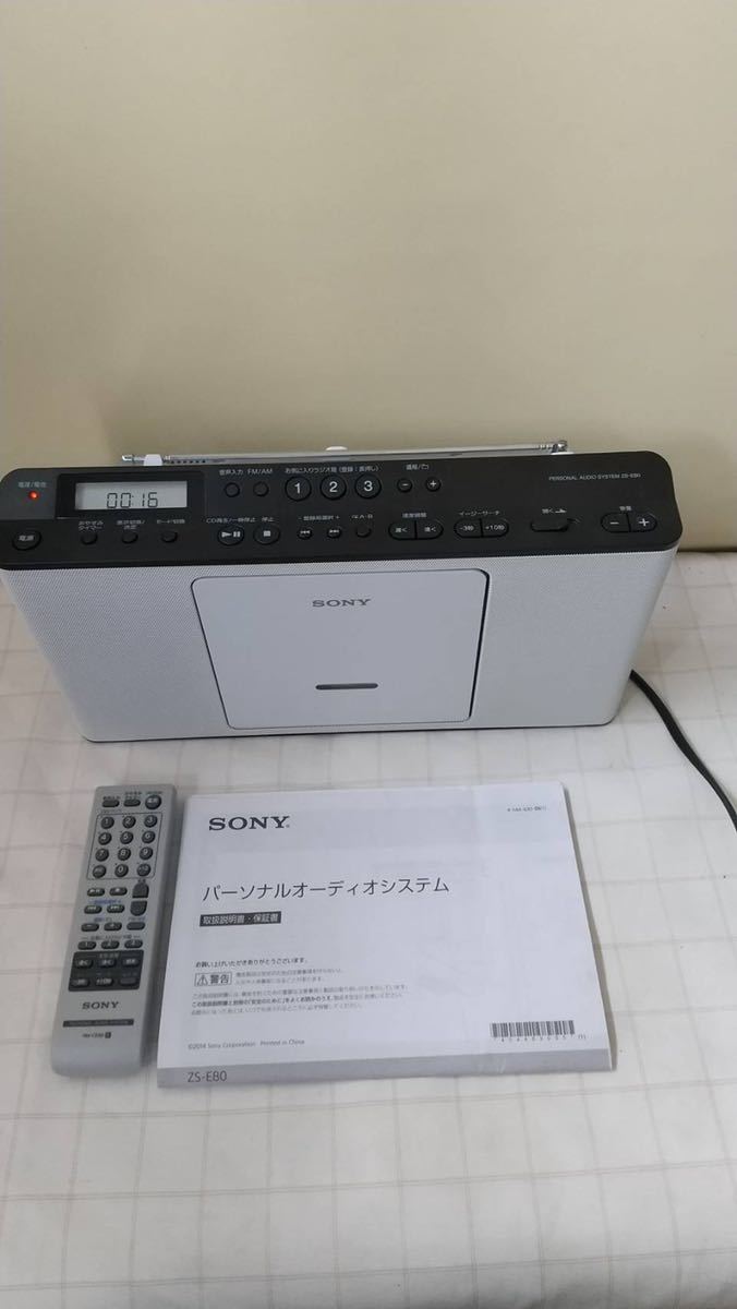 新作，低価 SONY ソニー ZS-E80 パーソナルオーディオシステム CDラジオ AM/FM CDプレーヤー 札幌(ソニー)｜売買されたオークション情報、yahooの商品情報をアーカイブ公開 - オークファン ソニー