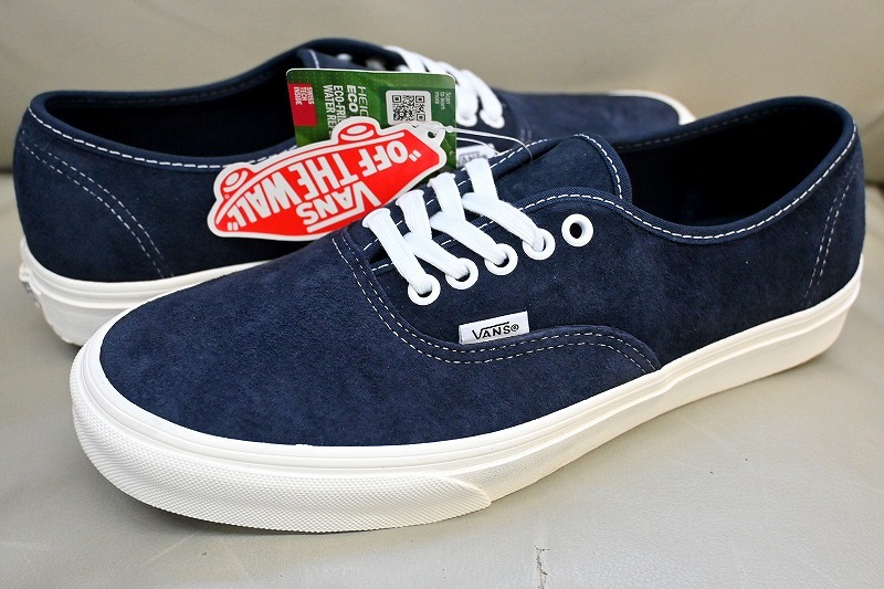 数量限定，大人気 VANS バンズ US企画 AUTHENTIC オーセンティック Pig Suede ピグ スエード 撥水 レザー ネイビー US9.5 27.5センチ(27.5cm)｜売買されたオークション情報、yahooの商品情報をアーカイブ公開 - オークファン 27.5cm