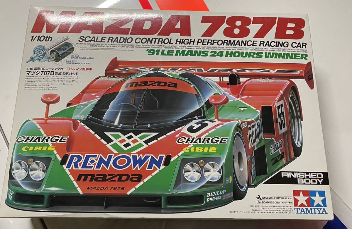 MAZDA 787Bタミヤ ラジコン 1/10 ルマン優勝車 欠品無し マツダ