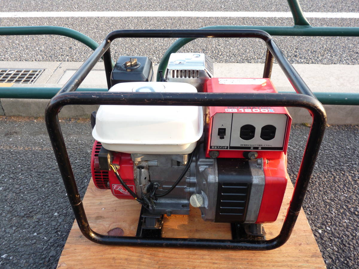 最安値，送料無料 ホンダ HONDA 発電機 品番EC 1200X100V 1.0kVA 税込 10000円 作動確認済みの発電機(その他)｜売買されたオークション情報、yahooの商品情報をアーカイブ公開 - オークファン その他