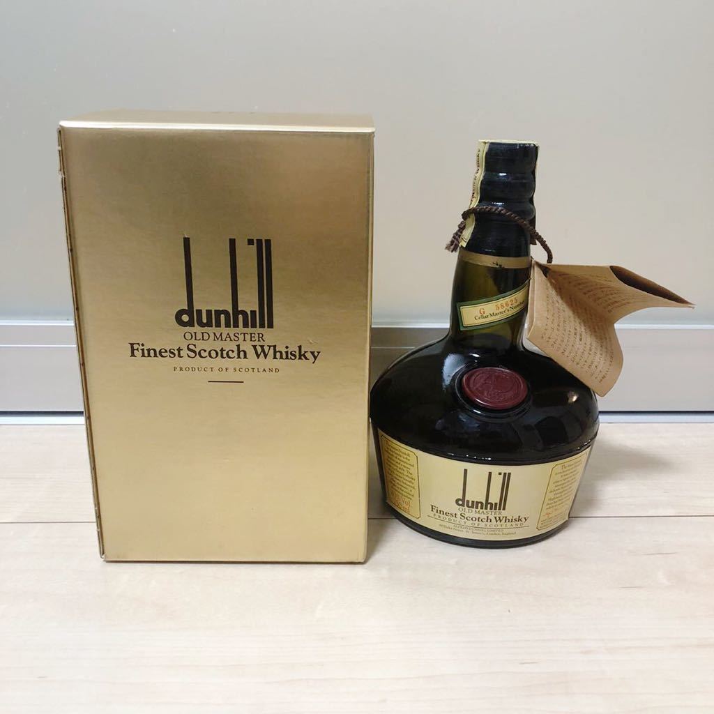 超激得，人気 548 未開栓 古酒 箱付き ダンヒル オールドマスター DUNHILL OLD MASTER 750ml 43% スコッチウイスキー finest scotch whisky(スコッチ)｜売買されたオークション情報、yahooの商品情報をアーカイブ公開 - オ スコッチ