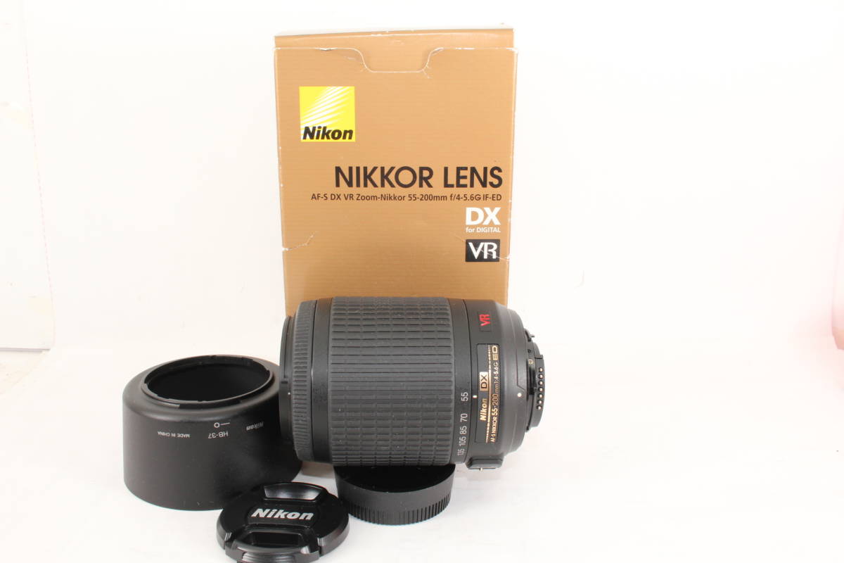 高品質，安い ニコン Nikon N5406 AF‐S NIKKOR 55-200ｍｍ F4~5.6 G ED VR み 箱入り(ニコン)｜売買されたオークション情報、yahooの商品情報をアーカイブ公開 - オークファン ニコン