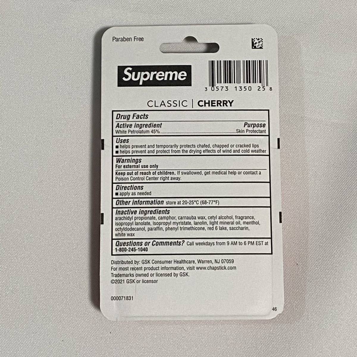 ☆新品☆ Supreme 22SS Chapstick （3Pack） チャップスティック