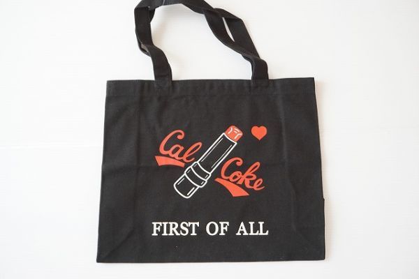 CAL-COKE カルコーク キャンバストートバッグ ブラック 未使用