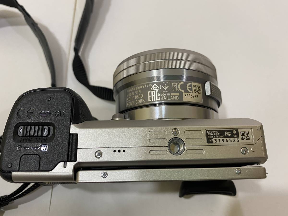 極美品 ◇極上美品◇SONY ソニー α6000 ILCE-6000Y ダブルズームレンズ