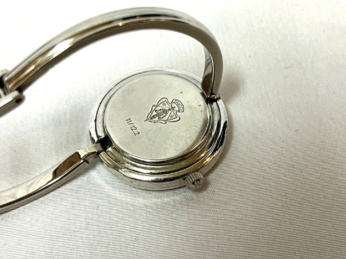 稼働品 GUCCIチェンジベゼル 11/12.2 シルバー　レディース 腕時計 GUCCI チェンジベゼルウォッチ 11/12.2 稼働品 GUCCIチェンジベゼル 11