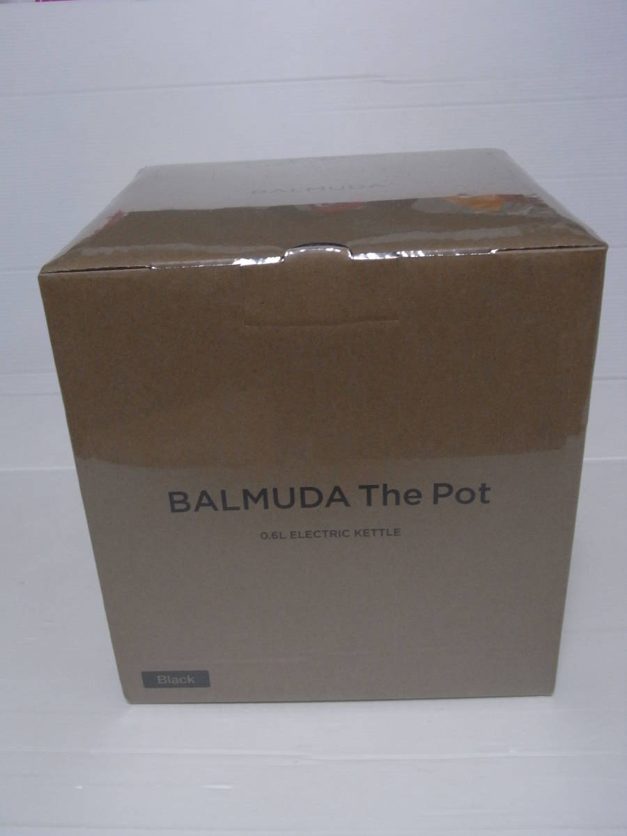 新品未開封】 BALMUDA The Pot Black バルミューダ 電気ケトル 黒 The