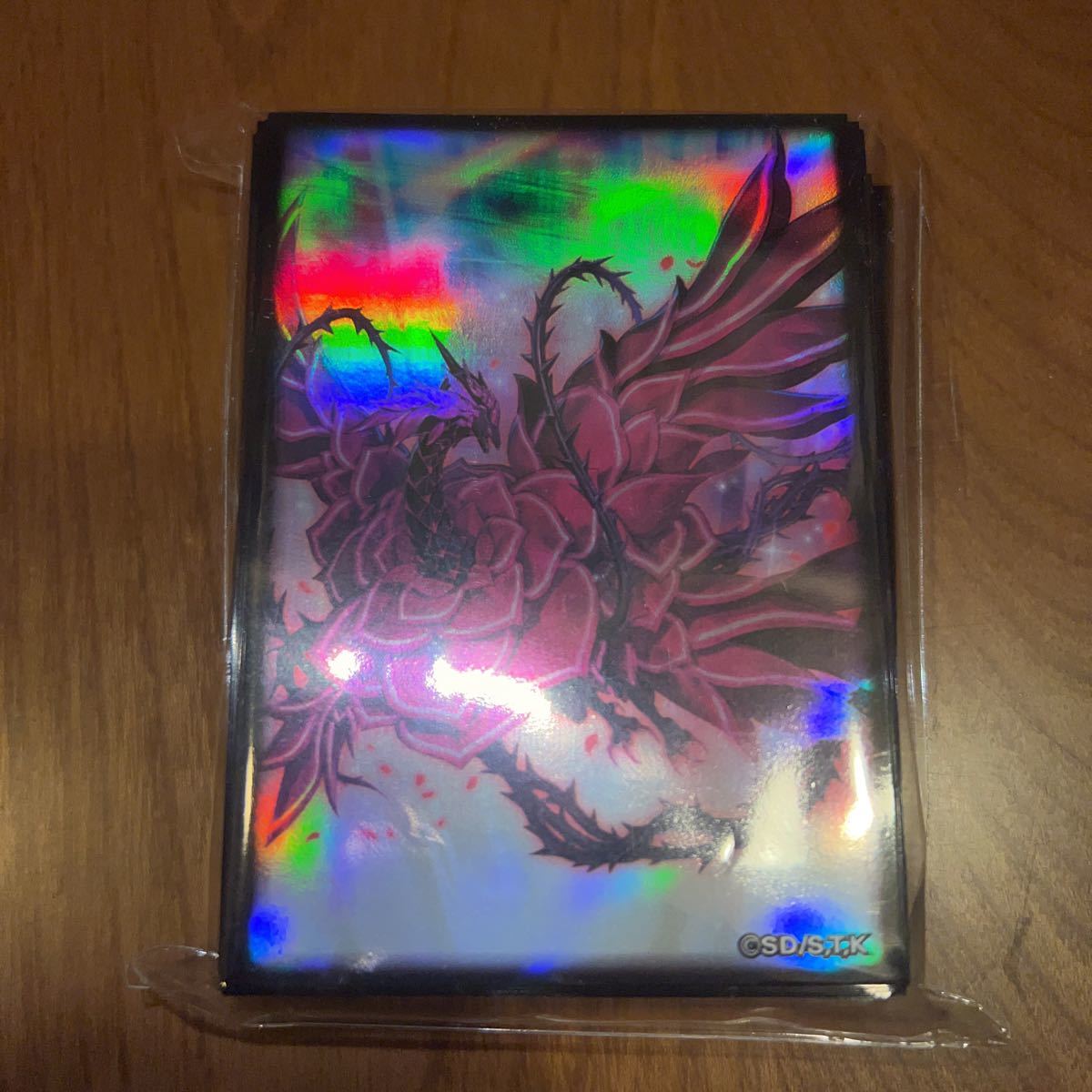 遊戯王 ニューロンポイント交換品 ブラッドローズドラゴン スリーブ 