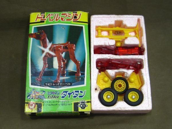 M6-940□中古品 タカラ ミクロマン タイタン ドーベルマシン T421