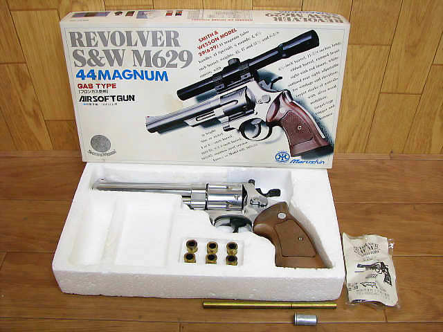 3 マルシン REVOLVER S&W M629 44MAGNUM ガス リボルバー マグナム