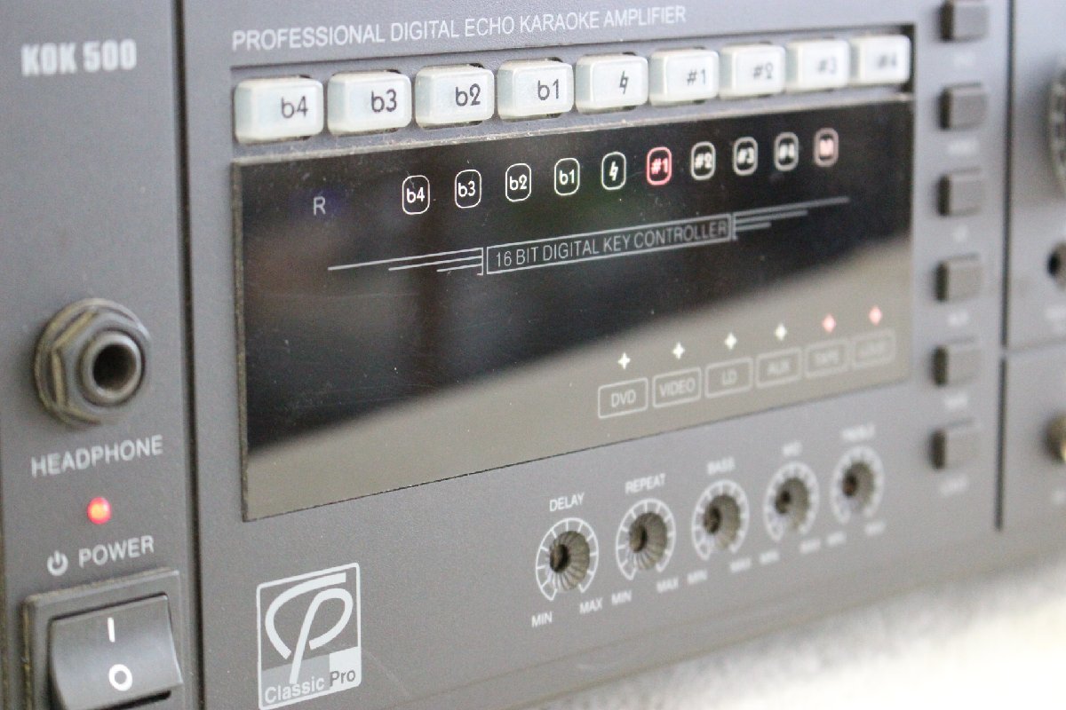 □ジャンク品□ Classic Pro KOK500 カラオケアンプ 要修理品