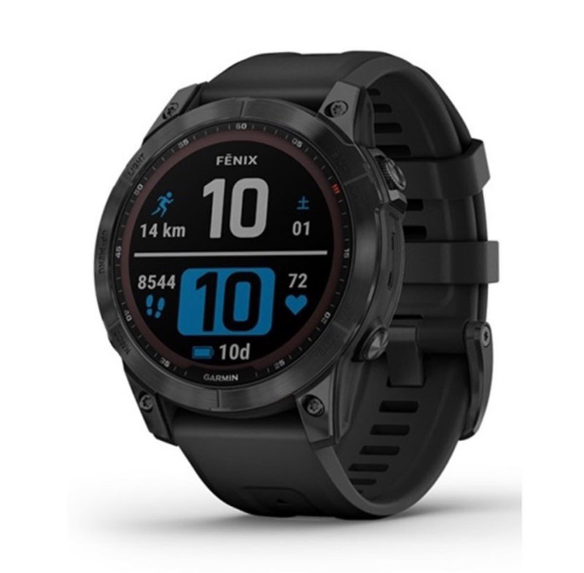 GARMIN fenix 7 Sapphire Dual Power Ti Black 010-02540-46 DLC GARMIN fenix 7 Sapphire Dual Power Ti Black 010-02540-46 DLC