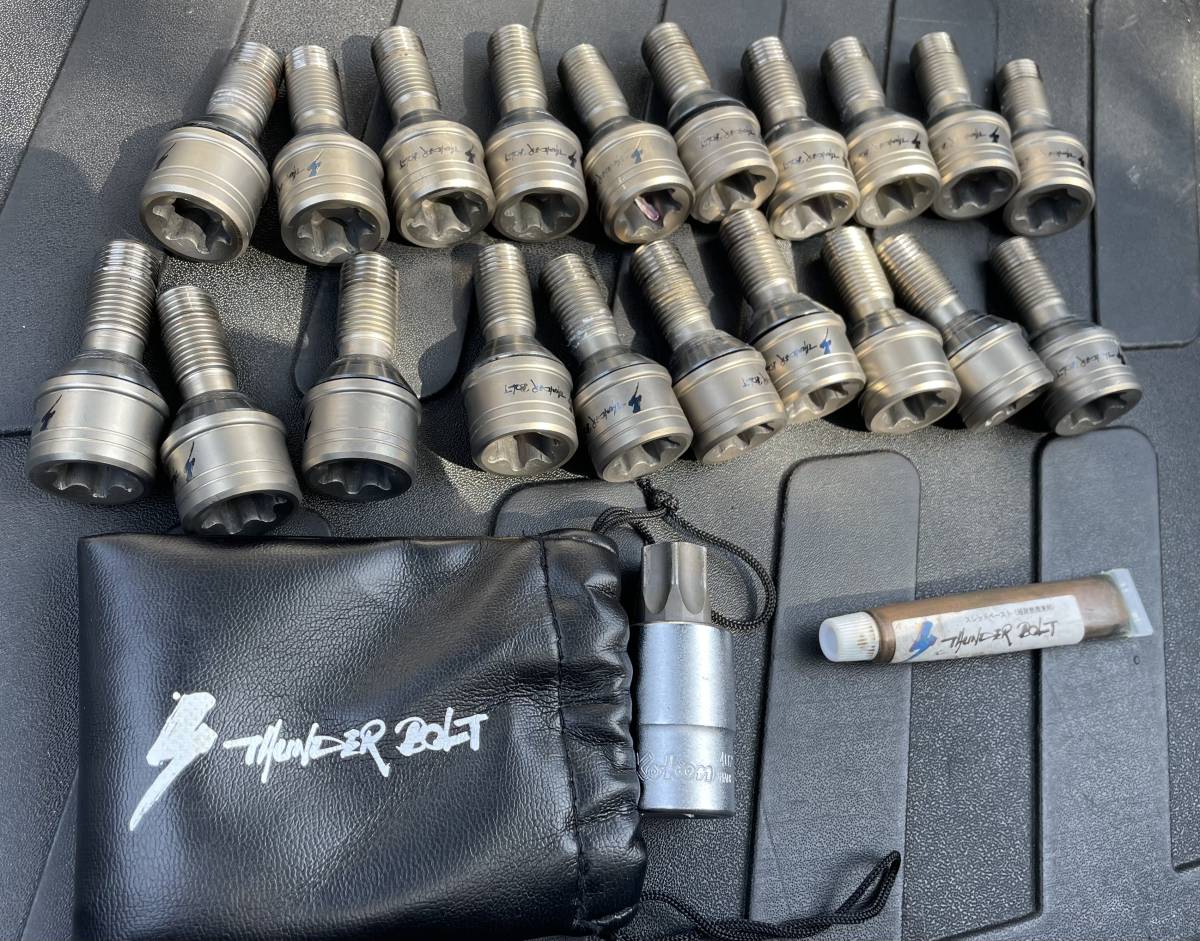 最終即決サンダーボルト チタニウムラグボルト チタンラグボルトBE 