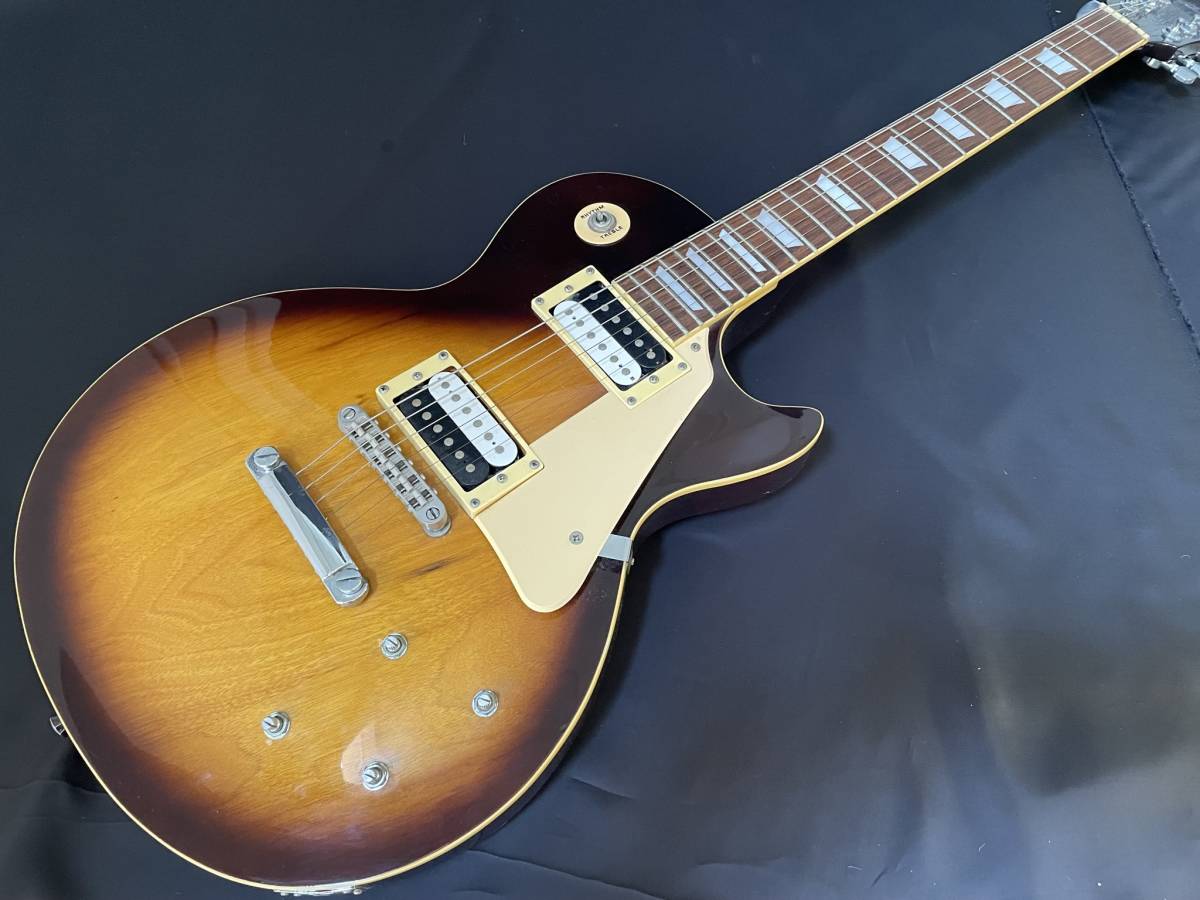 レスポール Model メーカー不詳 Gibsonヘッド形状 サンバースト エレキギター 音出し確認済み 現状渡し ジャンク 690j その他 売買されたオークション情報 Yahooの商品情報をアーカイブ公開 オークファン Aucfan Com