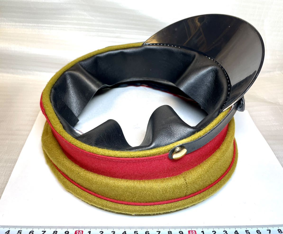 日本軍☆大日本帝国陸軍 四五式 軍帽 制帽☆中古品 美品 下士官 将校用