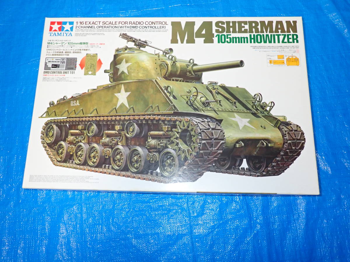 【人気，100%新品】 タミヤ1/16ラジオコントールタンクＭ４シャーマン(戦車、軍用車両)｜売買されたオークション情報、yahooの商品情報をアーカイブ公開 - オークファン 戦車、軍用車両