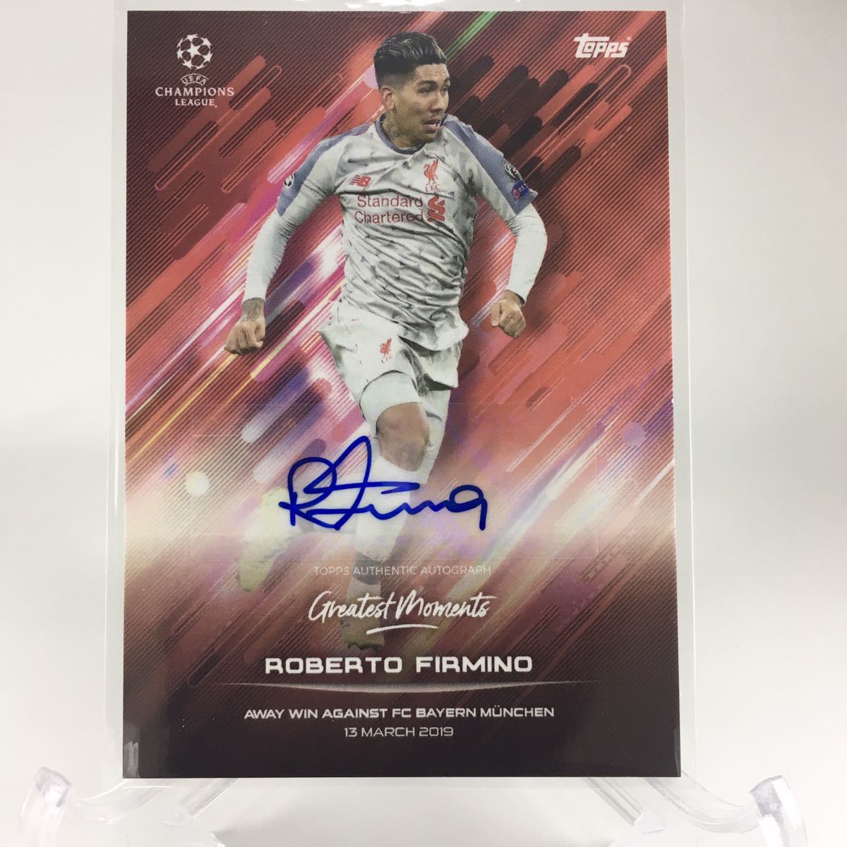 25枚限定 ロベルト・カルロス 2022-23 Topps 直筆サインカード