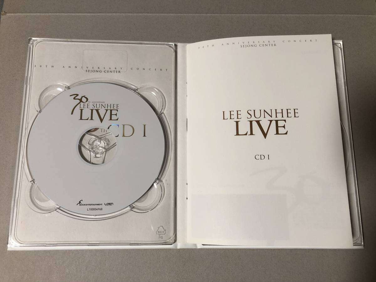 イ・ソンヒ 30th Anniversary Live CD Lee Sun Hee イ・ソニ 韓国 女性