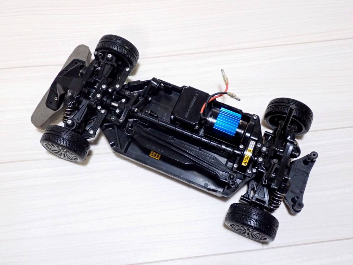 TAMIYA TT-02シャーシ ラ・フェラーリボディ タミヤ TT02 ラ フェラーリ ボディ付 シャーシ ドリフトなどへも