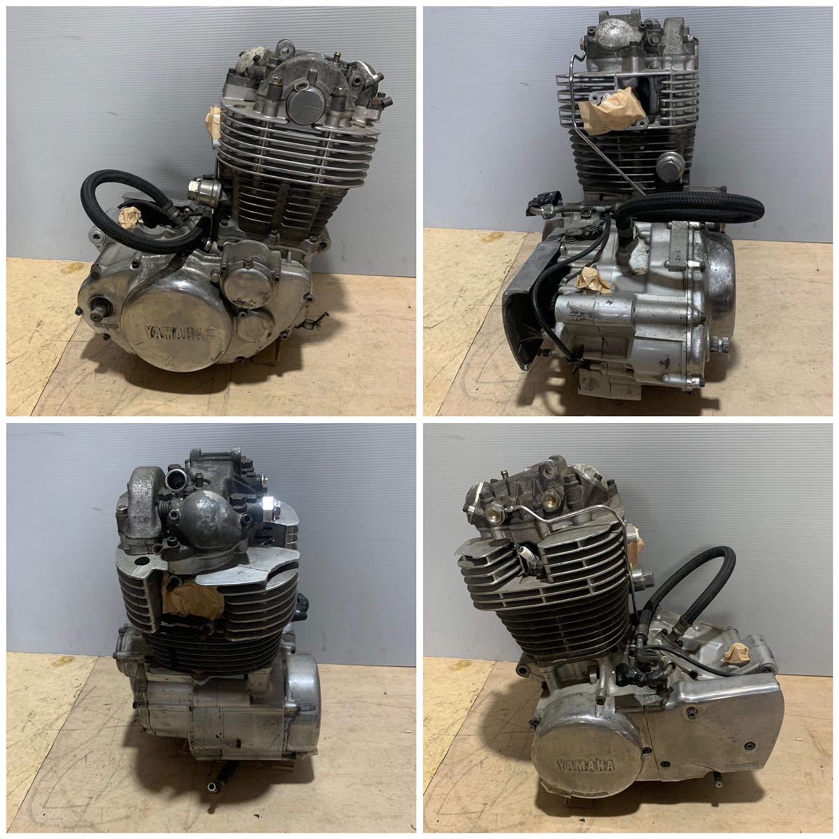 ヤマハ SR400 2H600 エンジン YAMAHA SR400 2H6 0 1 Real Yamaha SR400 エンジン 2H6 P2293