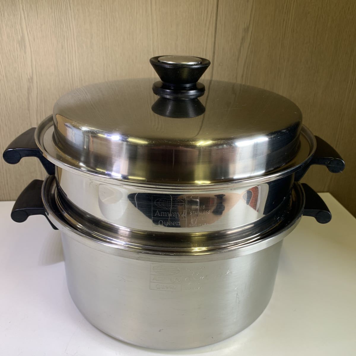 Amway アムウェイ QUEEN クィーン 蒸し器 両手鍋 鍋 調理器具 アメリカ
