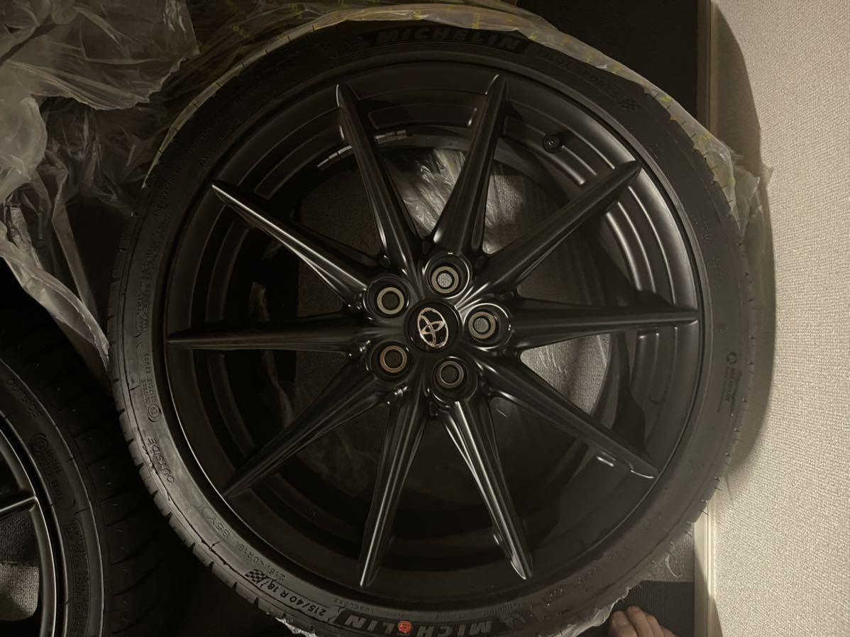 ほぼ新車外し GR86 RZ 純正ホイール、タイヤセット 4本 GR86 純正 