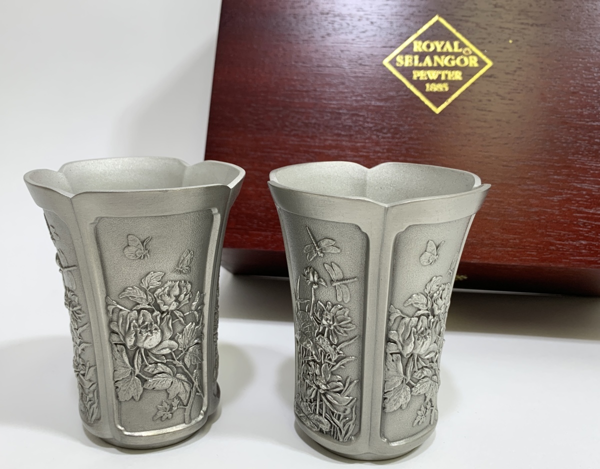 Royal Selangor ロイヤルセランゴール PEWTERピューター 茶筒 1076